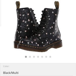 Dr. Martens Black Multi Combat Boots